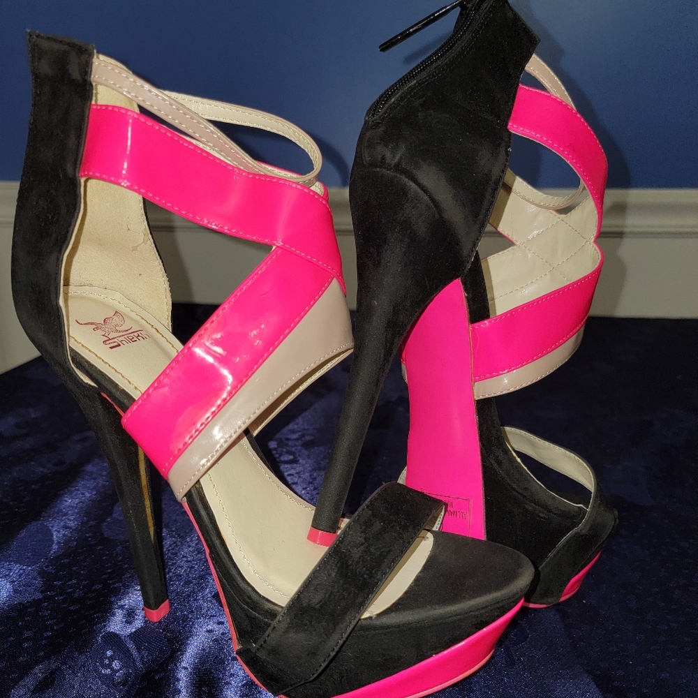 Scrappy Stiletto Heels